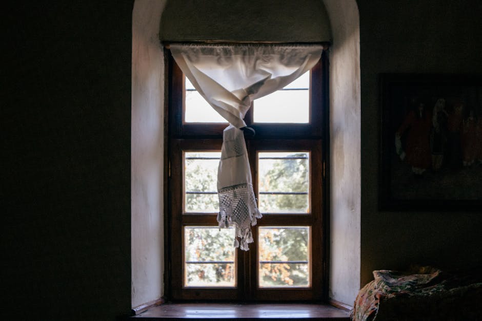 Sunlight shining brightly through a newly installed window